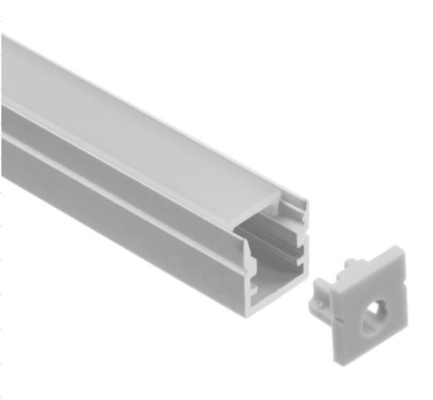 مثبطات اللهب قاد ضوء الألومنيوم الشخصي 10 X 10mm بقيادة الألومنيوم قناة