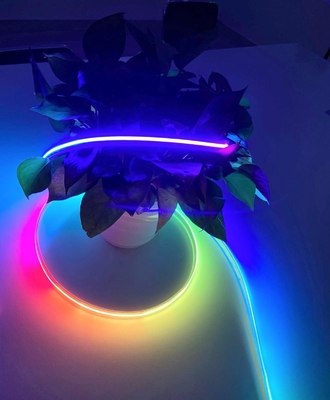IP65 مرنة البوليفيين بكسل Rgb بقيادة قطاع السيليكون بأكمام 27w / م