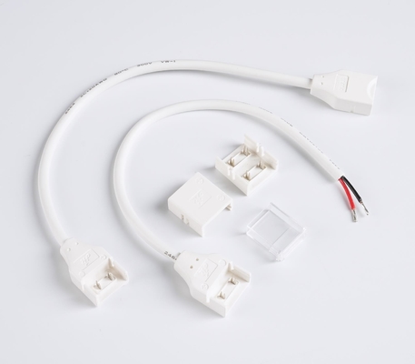 IP65 قاد Strip Connector 2 Pin لشريط البوليفيين أحادي اللون