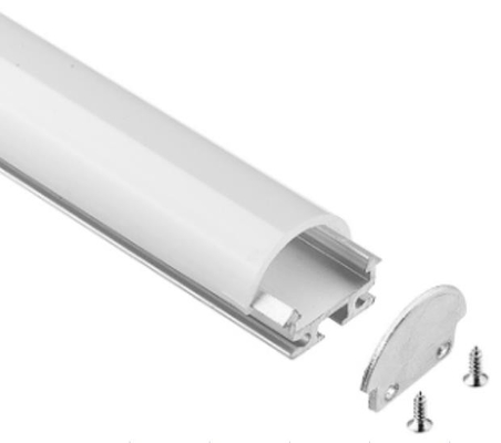 V0 قاد Aluminium Extrusion Aviation 6063 سبائك الألومنيوم 18.58 X 15 مم