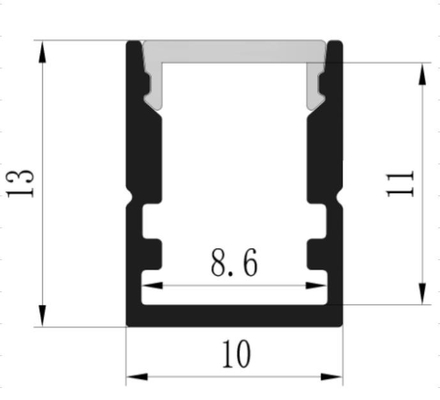الطيران 6063 الألومنيوم راحة الصمام الشخصي 10 X 13mm مقاومة الطقس